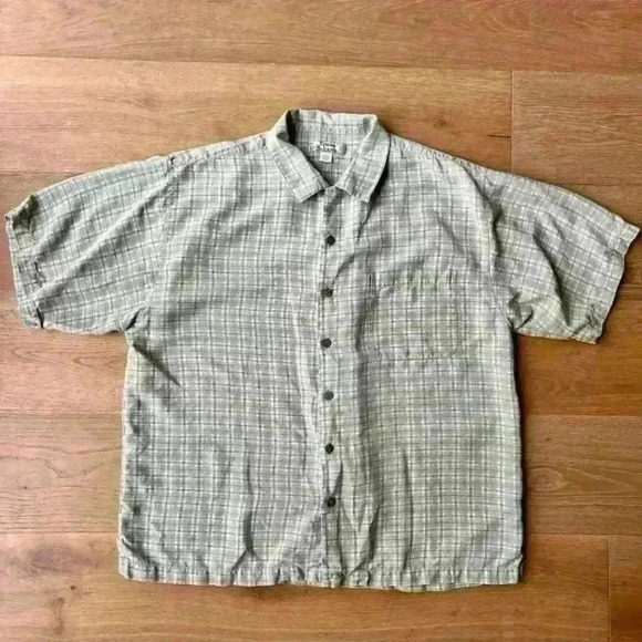 Tommy Bahama Silk Short-Sleeve Button-Down - Picture 4 of 8